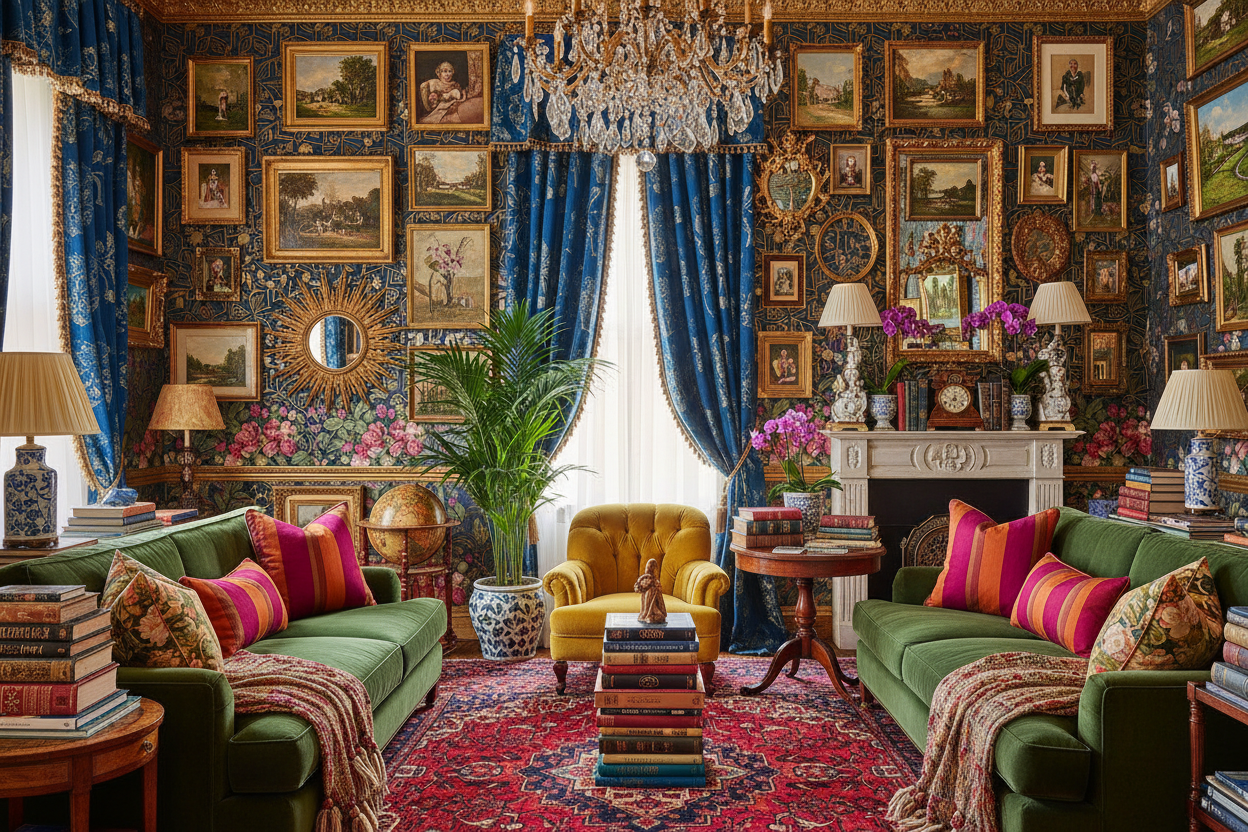 Maximalist Interiors: Bold, Layered, and Unapologetic