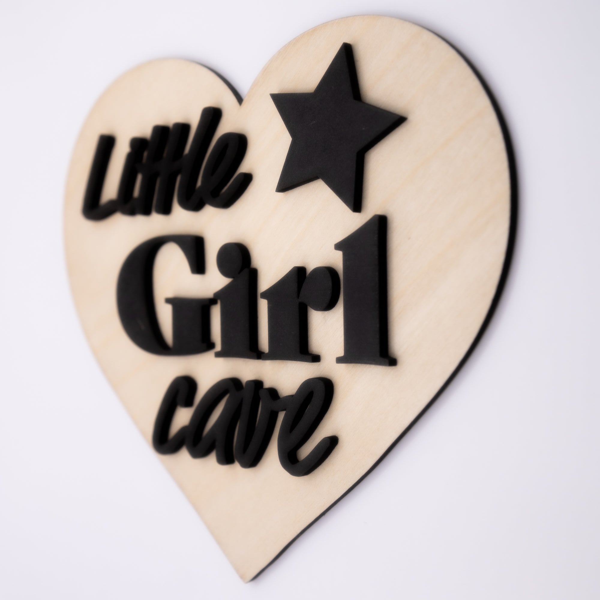 baby girl room wall decals made form wood