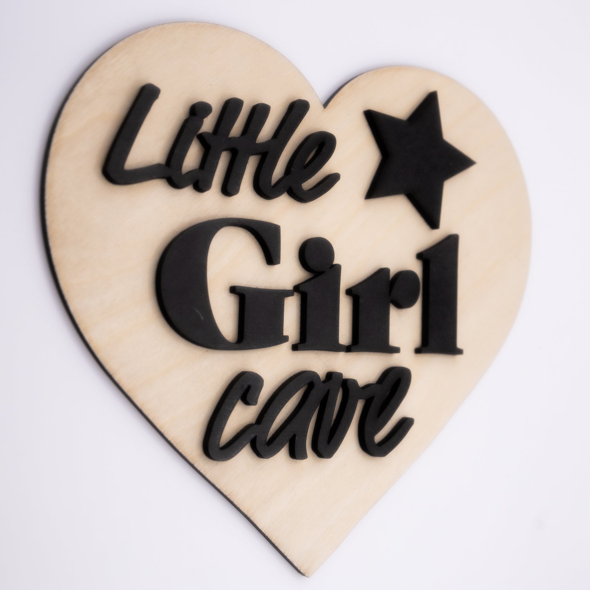 Sign for little girls room