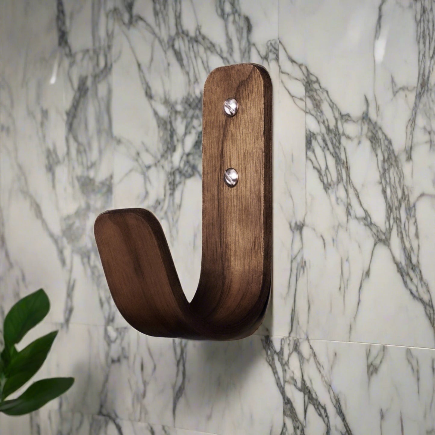 Designer hooks for the home with decorative fittings