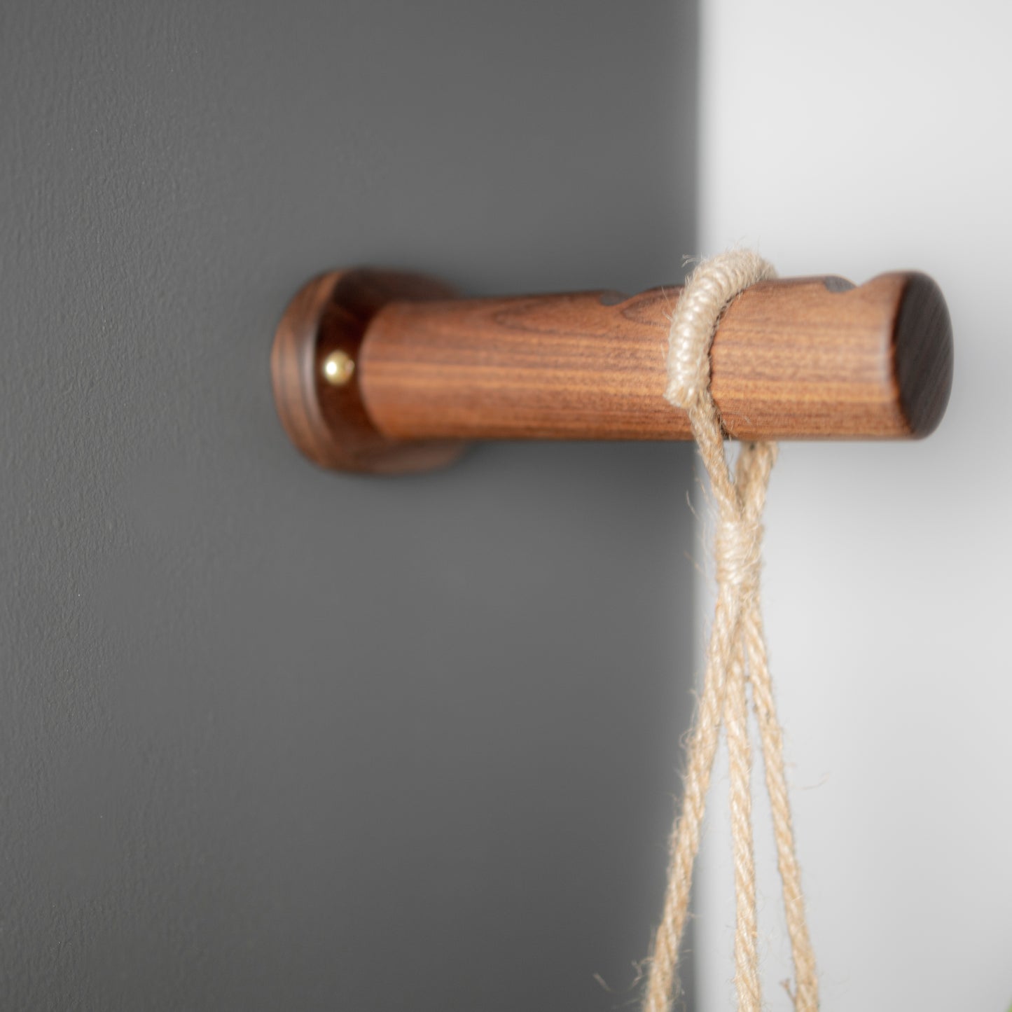 walnut wall hanging planter brackets