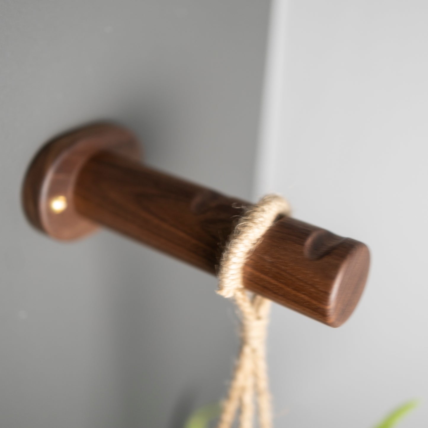 walnut wall hanging planter brackets