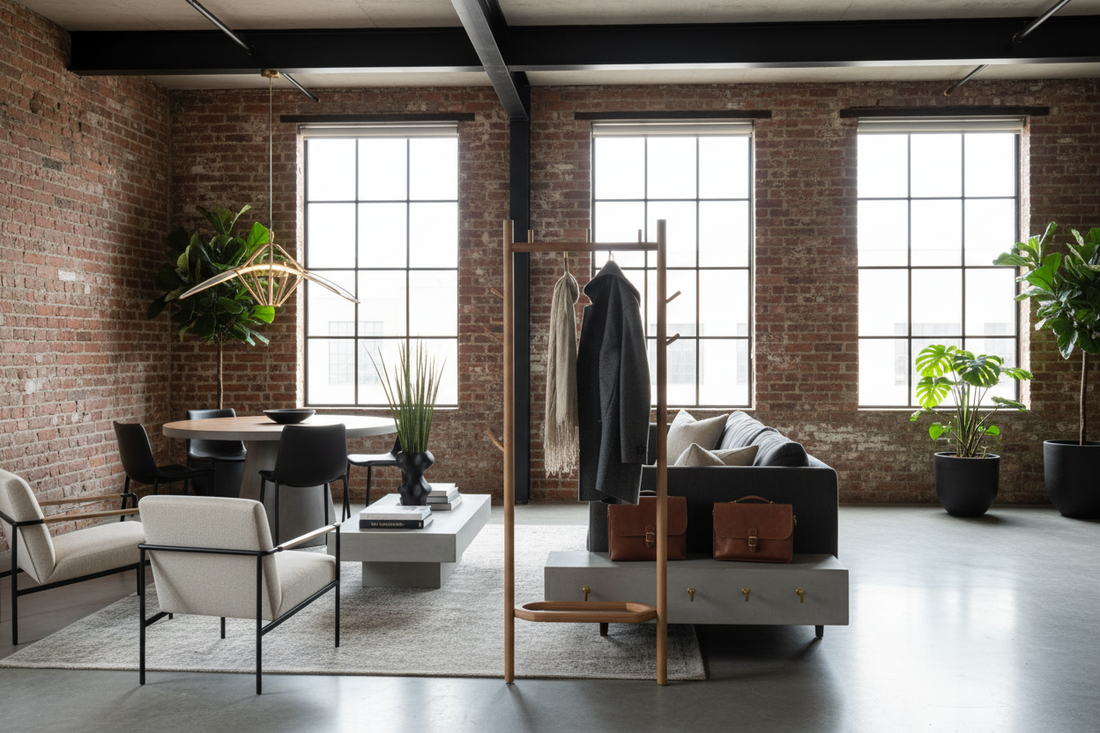 Industrial Chic: Raw Materials Meet Modern Living