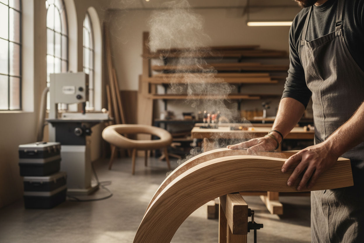 The Benefits of Steam Bending: Sustainable Woodworking for Modern Design