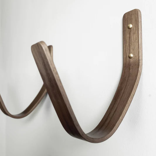 Surfboard wall mounts for short boards, skateboards, skies and snow boards