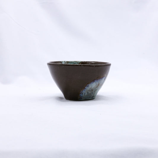 Small Stone Reef Blue Handmade Ceramic Stoneware Dinner Bowl