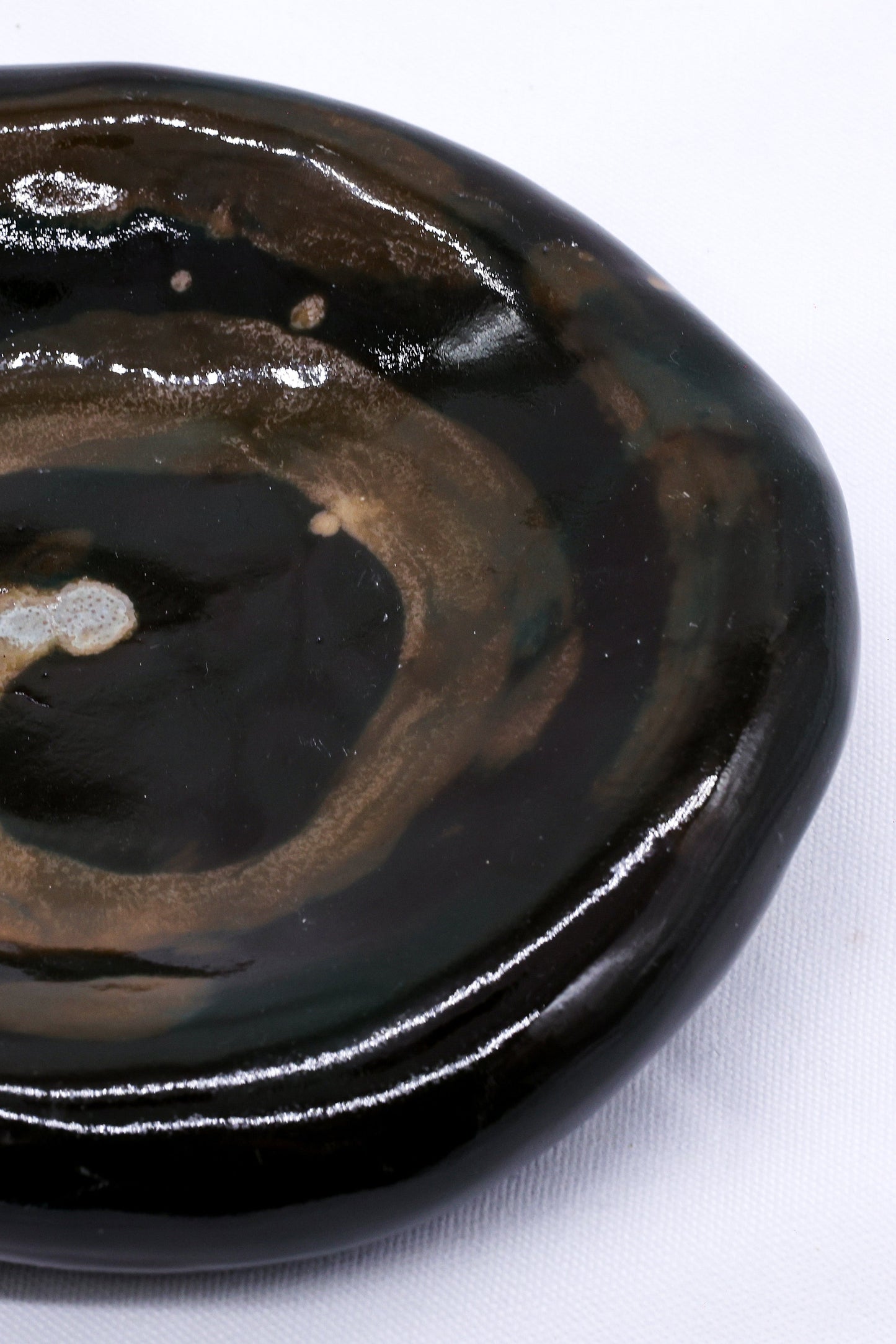 Cobalt Shadow Stonecraft Harmony Handmade Ceramic Plate