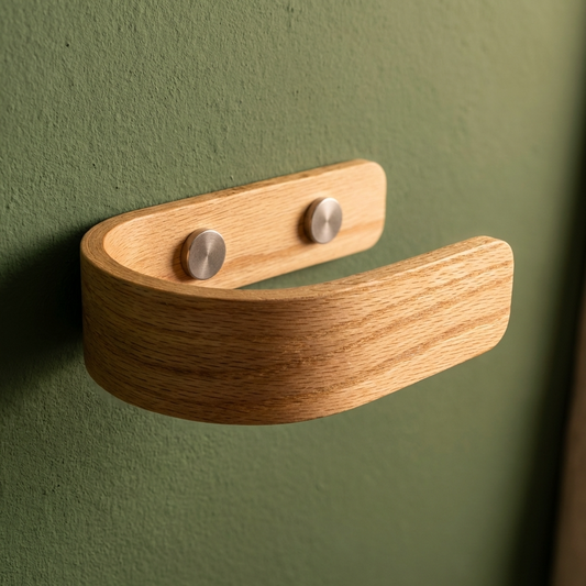 solid oak curtain holdbacks home decor