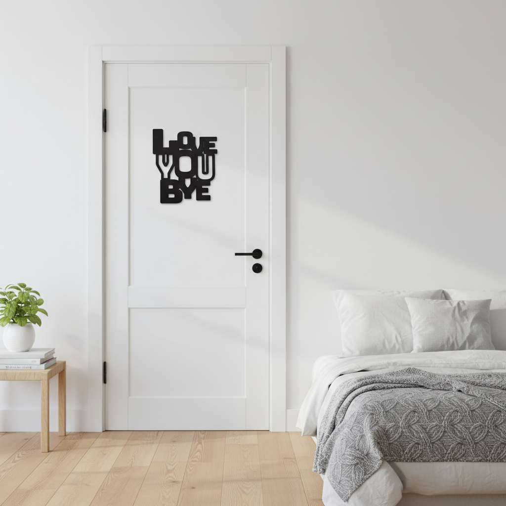 Bedroom door setting