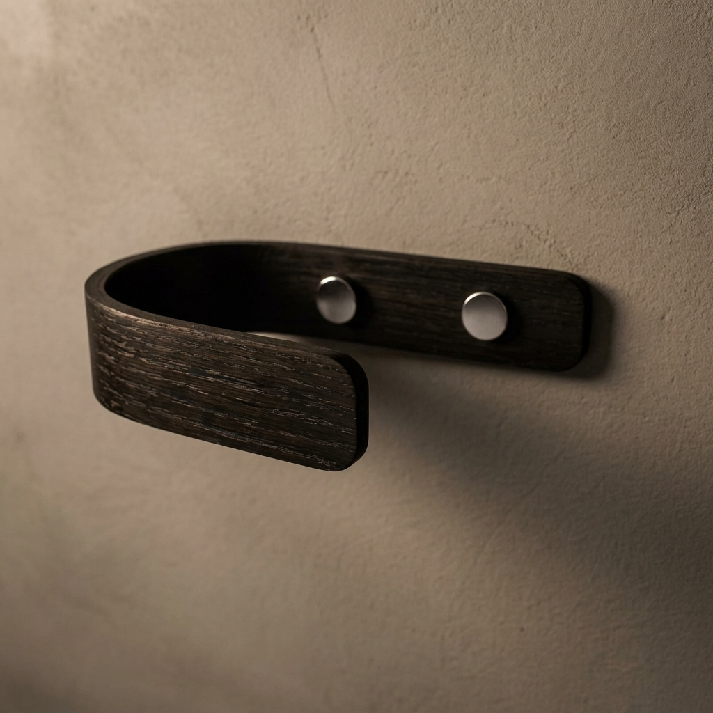 black oak curtain tie backs modern interior