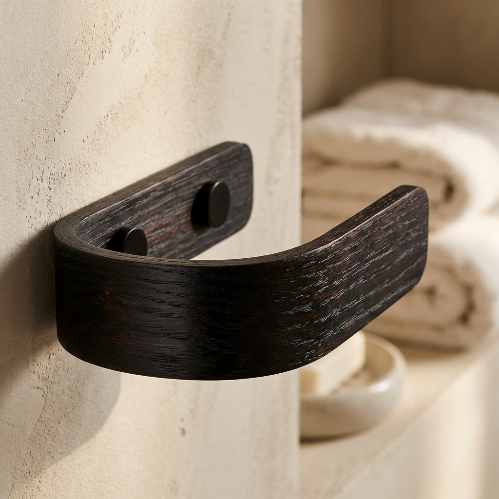 black oak curtain holders stylish home