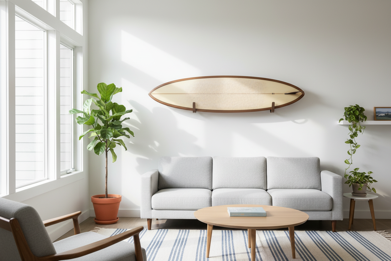 Coastal Living Room Scene