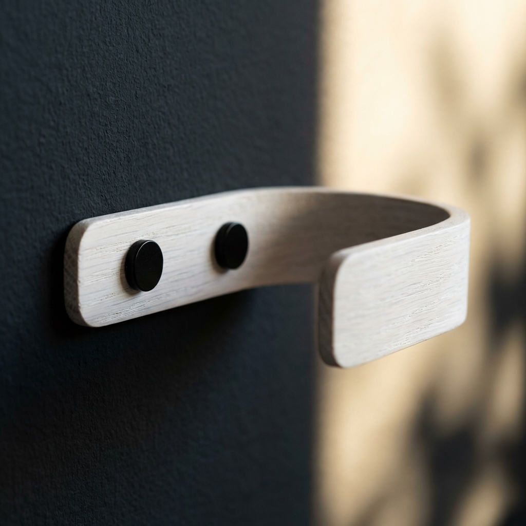 Designer White Curtain Holdbacks | Black | Pack of 2