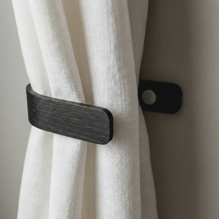 black oak tie backs for curtains