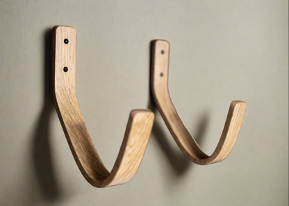 Waves 2.0 | Longboard - Surfboard Wall Mounts | Oak