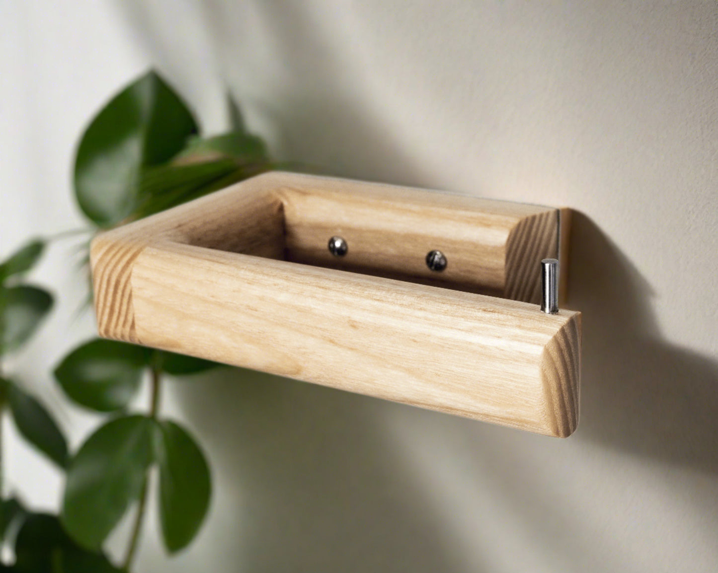 Ash toilet paper holder