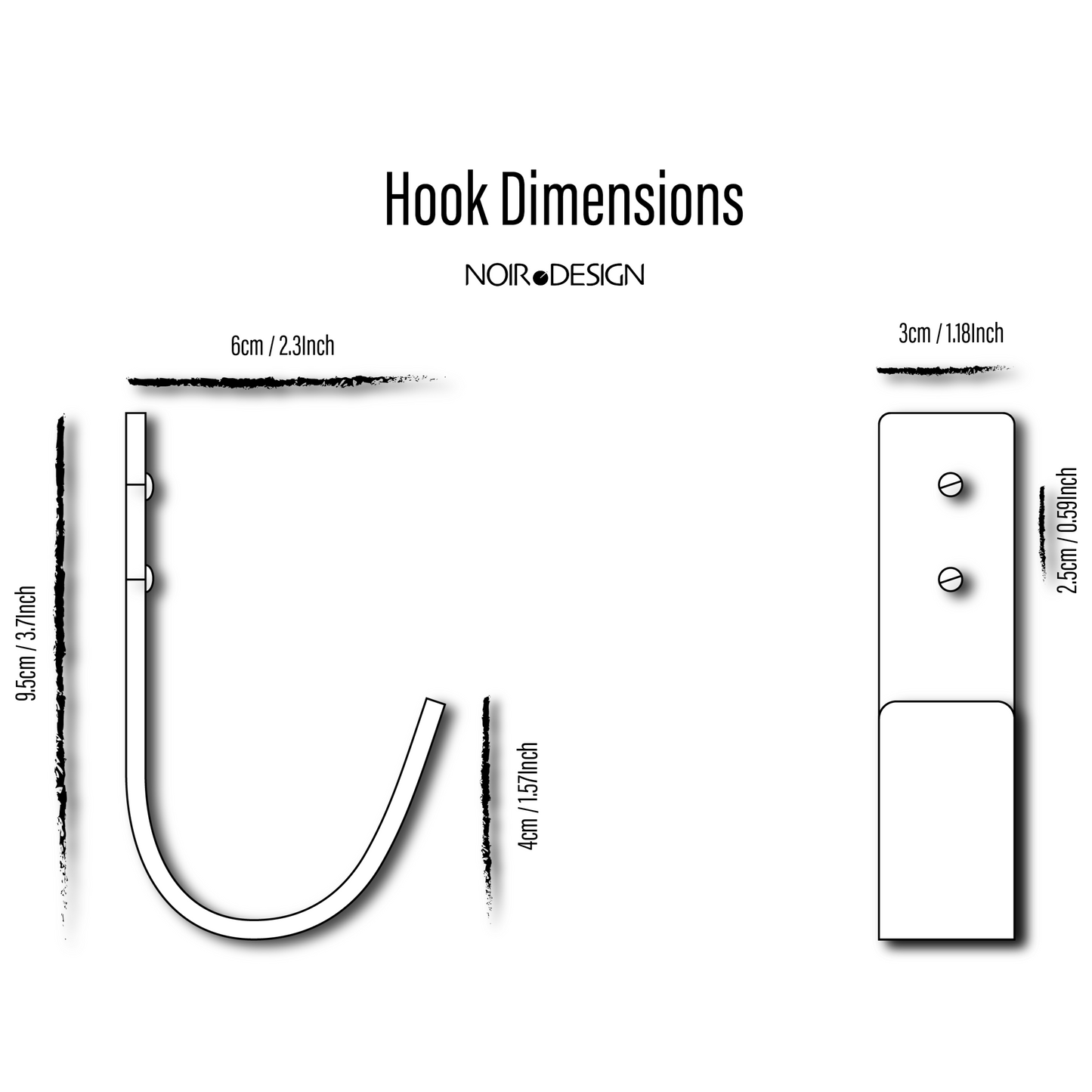 Hardwood Wall Hooks - Oak