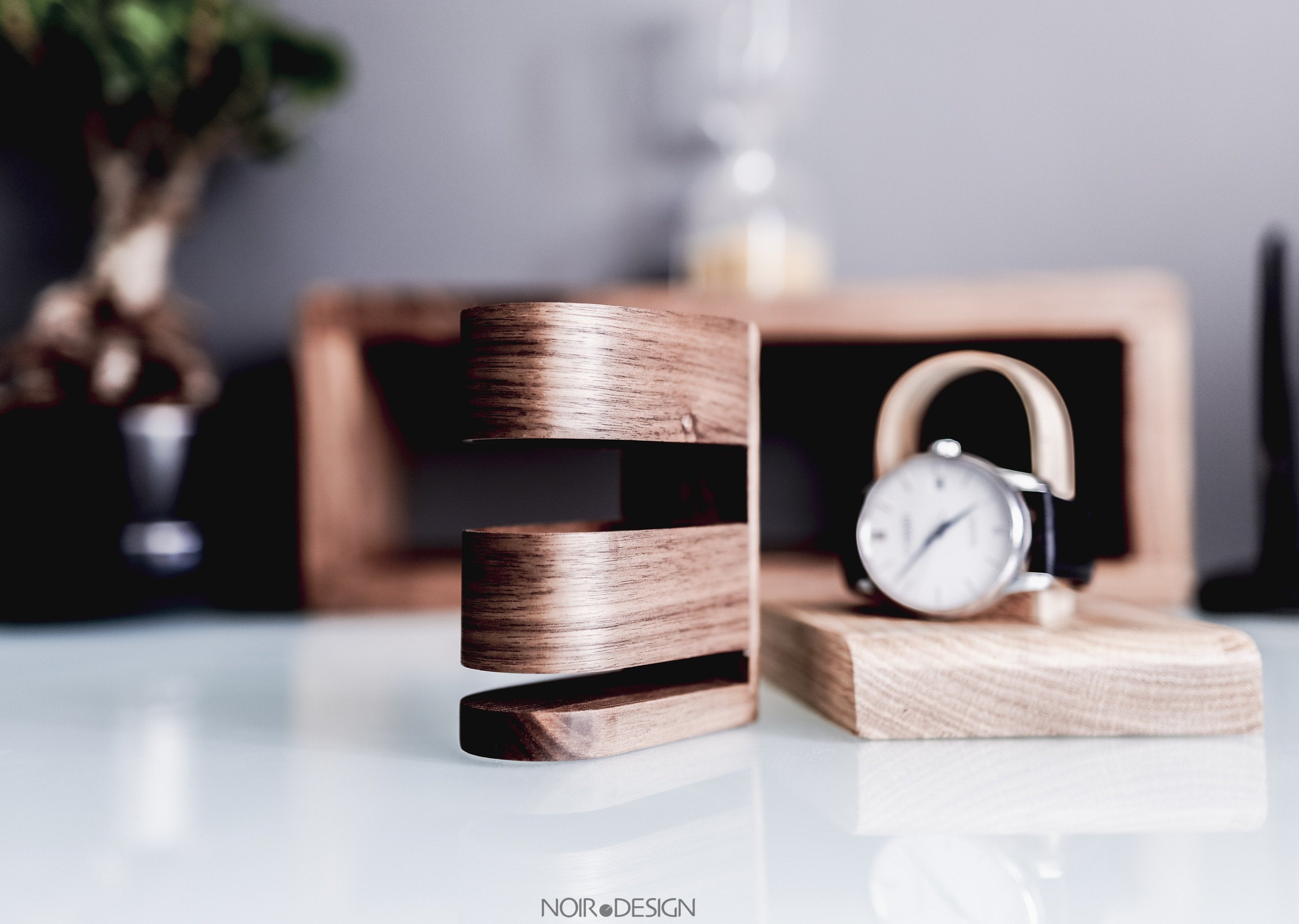 Walnut Pen Pot | Handcrafted Wooden Desk Organizer & Pencil Holder
